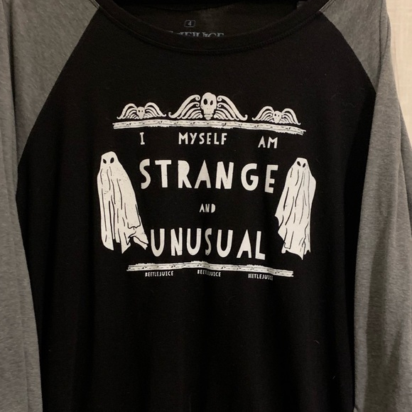 torrid Tops - Torrid 4x NWOT Beetlejuice I Myself am Strange Raglan Tunic